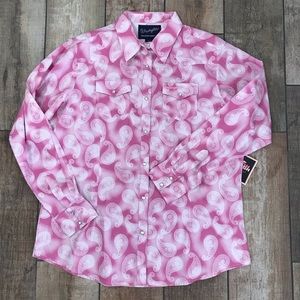 Breast Cancer Wrangler Western Shirt